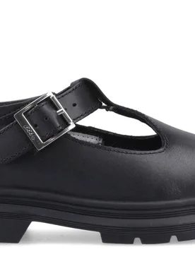 Kids Unisex Emilie Girls School Shoes - Black - Size Uk 11 Kids - POD - FashionsVida