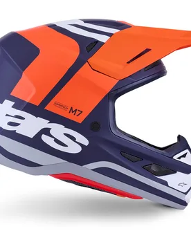 Casco Moto Cross Enduro SM7 Core Ece06 arancio b taglia S - Alpinestars - FashionsVida