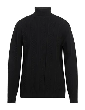 Rollkragenpullover Herren Schwarz 44,48,52,54 Herren - RRD - FashionsVida