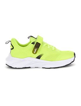 Sneakers Gialle fluo con chiusura a strappo in tessuto traspirante Snipe 4 Jr 37