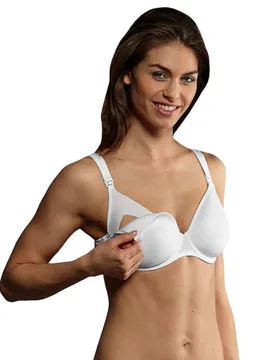 Womens 5010 Maternity Miss Underwired Nursing Bra - - White - Size 36f - Anita - FashionsVida
