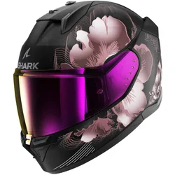 Casco Moto Integrale D-SKWAL 3 MAYFER Mat Nero Viola G taglia S
