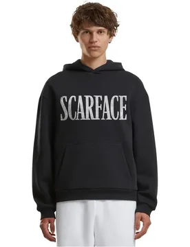 Felpa Con Cappuccio Scarface Logo Fluffy Black XS