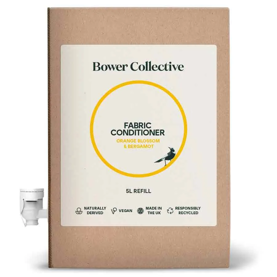 Fabric Conditioner - Orange Blossom & Bergamot Refill - 5L - Bower Collective - FashionsVida
