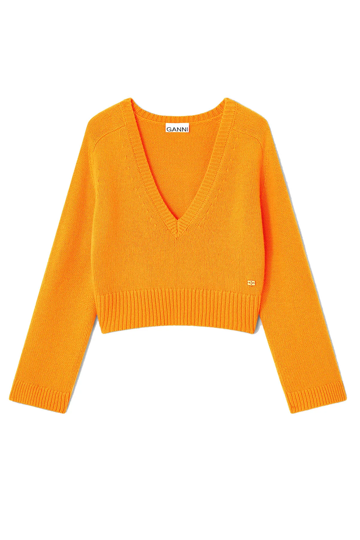 GANNI Maglie Orange - Ganni - FashionsVida
