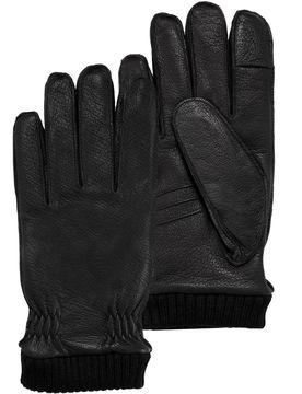 Gants SmarTouch cuir élastique Noir noir 8.5