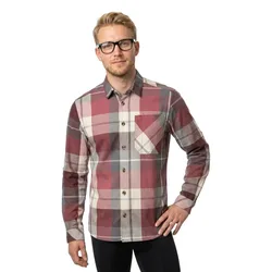 Chemise à Manches Longues Customized 22904 Bordeaux Checked 3XL