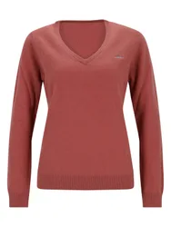 EXTRAFINE LAMBSWOOL BLEND V-NECK female