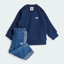 Completo Denim Crew Infant 3-6M Medium Blue Denim / Night Indigo