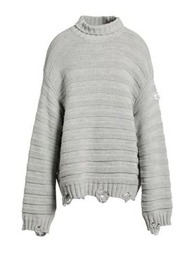 Rollkragenpullover Herren Hellgrau L Herren
