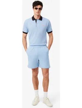 Pantalones cortos de hombre corto de punto jersey texturizado - Lacoste - FashionsVida