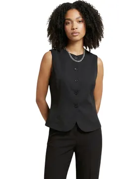 Only Damen Weste Schwarz 513182