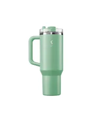 Isolierbecher mit Trinkhalm 1,2l Salvia mint baby