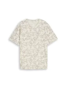 Plus allover printed t-shirt male