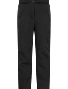 Swiss Kids Softshell Ski Pants - Black - Black - Size: 9-10y - Mountain Warehouse - FashionsVida