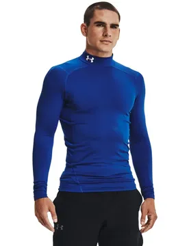 T-shirt à Manches Longues Cg Armour Comp Mock Royal 400 / White 100 XS