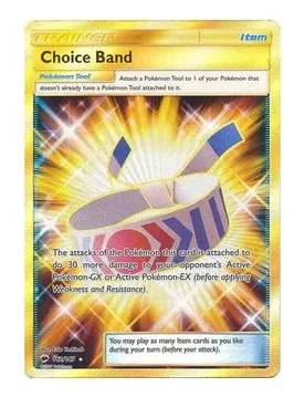 Pokemon SM Burning Shadows 162/147 Choice Band (Secret Rare) - Pokémon - FashionsVida