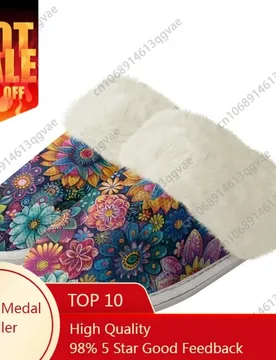 Christmas Cute Dachshund Paw Prints Slippers Mens Womens Home Cotton Plush Bedroom Keep Warm Custom Thermal Lightweight Slipper - Aliexpress - FashionsVida