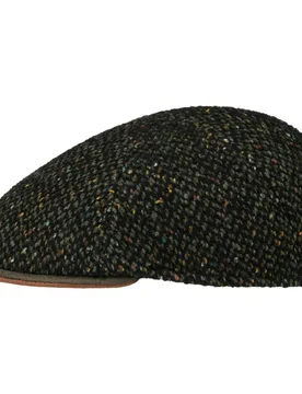 Detroit Wool Flat Cap by - green - Size: M (56-57 cm) - Lierys - FashionsVida