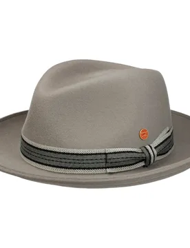Samuel Fedora Wool Felt Hat by - grey - Female - Size: L (58-59 cm) - Mayser - FashionsVida