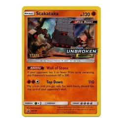 Pokemon Sun & Moon Promo SM180 Stakataka (STAFF)