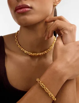 K Gold Plated Chain Bracelet Gold female - Katie Loxton - FashionsVida