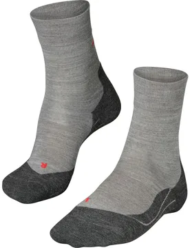 Running 4 Endurance Wool Herren Socken, grau 42-43 - Falke - FashionsVida