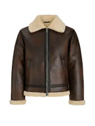 Jacke in Lederoptik JORNORREBRO braun M herren