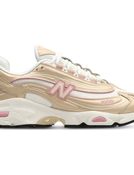 Women's Sneakers - Beige - Size 6 - Leather - Beige - Size: 6 - New Balance - FashionsVida