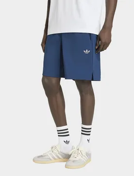 Mens Short Tech Trefoil Essentials Poliestere - Blu, blu blu Uomo taglia S - Adidas - FashionsVida