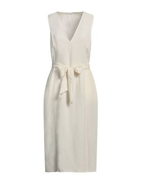 Vestido midi Mujer Hueso 34,36,38,40 Mujer