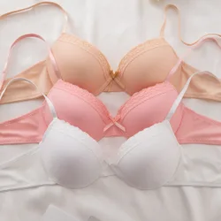 Set de 3 sujetadores con aros y relleno ligero de estilo casual y recogido para mujeres