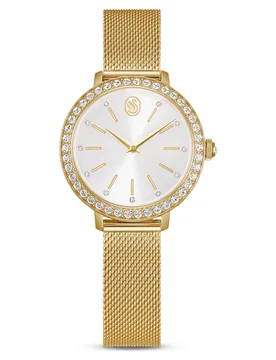Orologio Certa, Bracciale di metallo, Tono dorato, Finitura in tono dorato OS - Swarovski - FashionsVida