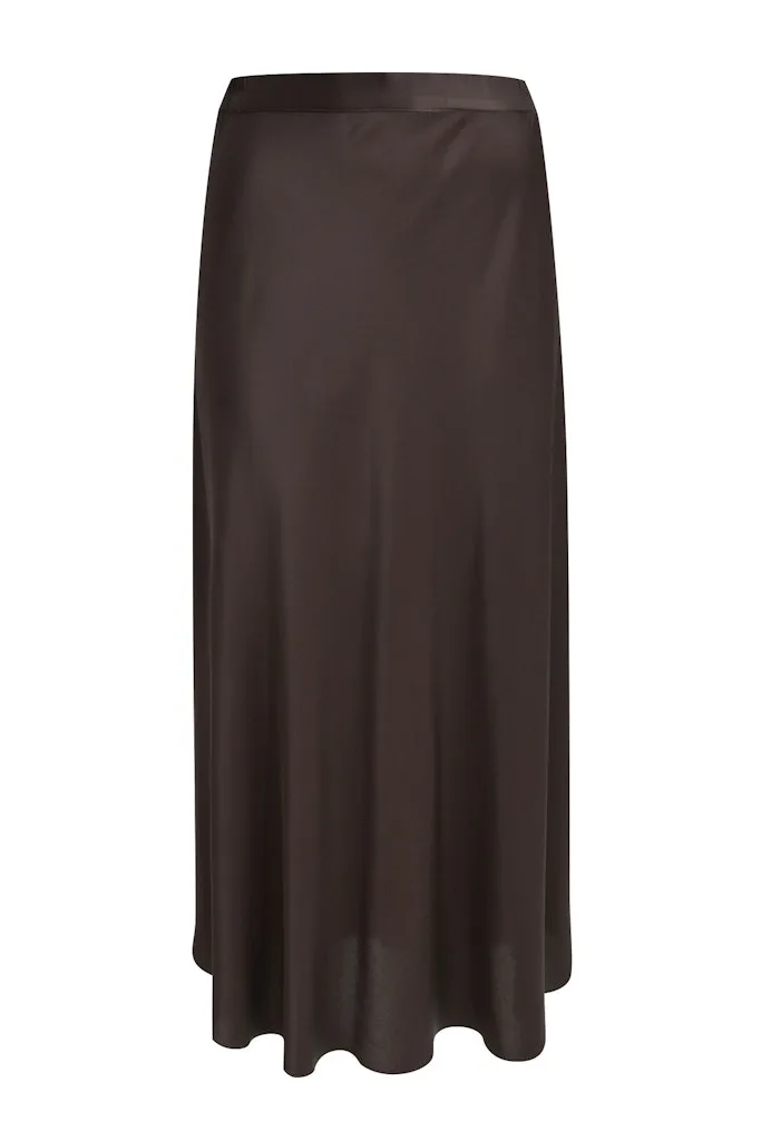 SKIRT W/ ELASTIC WAISTBAND AT BACK female - 40 - FashionsVida