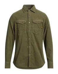 Hemd Herren Militärgrün M,XL Herren