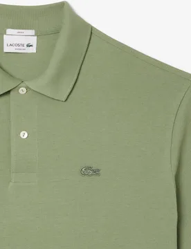 Polo de hombre de piqué grueso de corte amplio de manga corta - Lacoste - FashionsVida