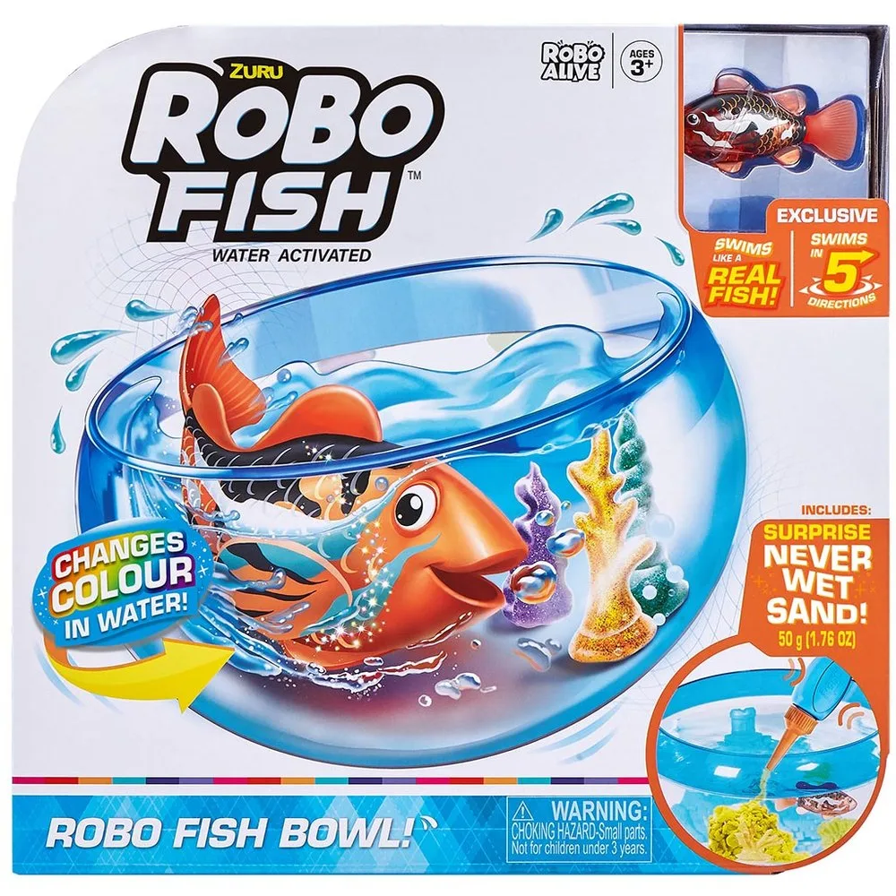 Pecera Robo Fish con pez - Robo Alive - FashionsVida