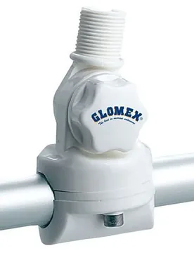 Pvc Rail Swivel Mount White 22-25 mm unisex - Glomex - FashionsVida