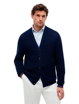 Cardigan Mw0mw43508 Carbon Navy XL
