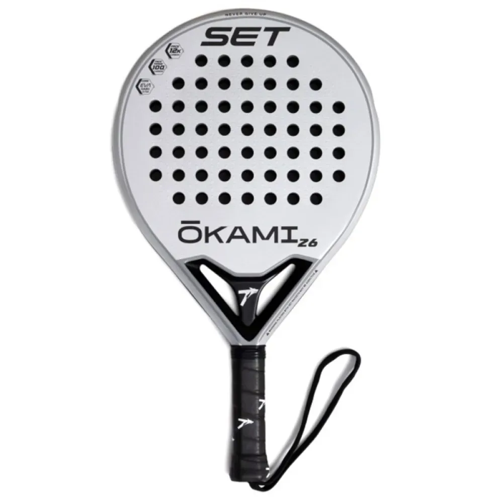 Okami Padel Racket Black / Yellow One Size - SET - FashionsVida