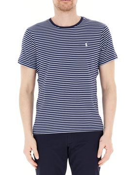 T-shirt girocollo POLO BLU SCURO L