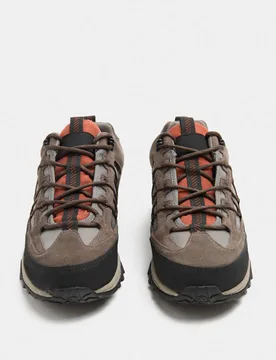 Waterproof Walking Shoes Brown Mix male - M&S - FashionsVida
