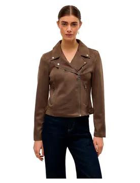 Giacca Di Pelle Jose Short Chocolate Chip L