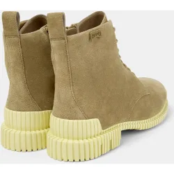 Botines de piel de mujer Pix con cordones
