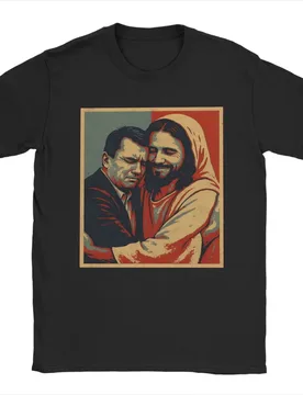 Charlie Kirk with Jesus T Shirt Summer Harajuku T-Shirts Couple 100 Cotton O Neck 4XL 5XL 6XL Top Tees Short Sleeve Y2K Tshirt - Aliexpress - FashionsVida