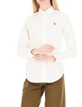 Camicia in cotone POLO BIANCO 8 - Ralph Lauren - FashionsVida