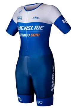 Costume à Manches Courtes Racing Junior Blue 2XS unisex - Powerslide - FashionsVida
