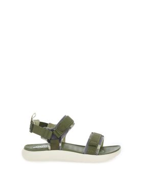Sandali in tessuto VERDE 45