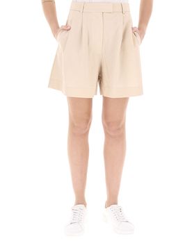 Bermuda con pinces BEIGE 42