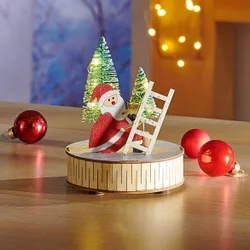 Eldo LED-Holzdeko "Nikolaus"